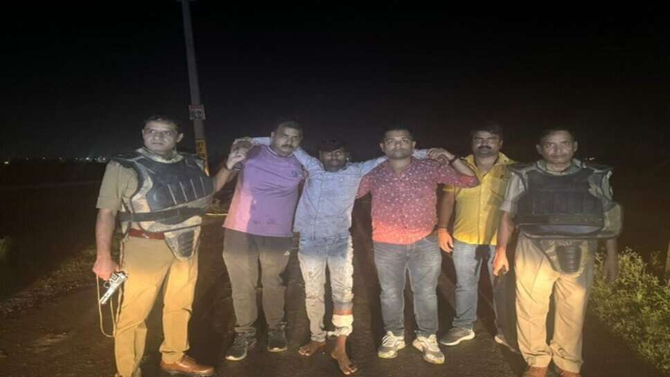 वाराणसी में किशोरों से चोरी करवाने वाला सरगना पुलिस की गोली से घायल, आधी रात हुई मुठभेड़, चार चोर भी गिरफ्तार