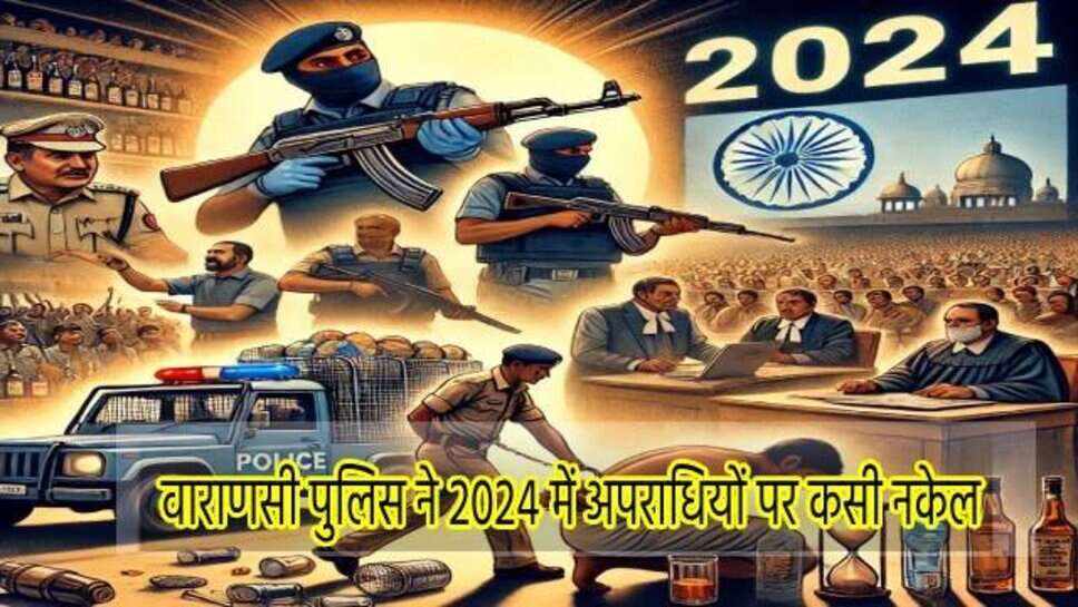 Year Ender 2024 : हत्या, लूट और शराब तस्करी से ऑपरेशन कन्विक्शन तक: वाराणसी पुलिस ने मुठभेड़ में 19 अपराधी पकड़े, बरामद की डेढ़ अरब की शराब