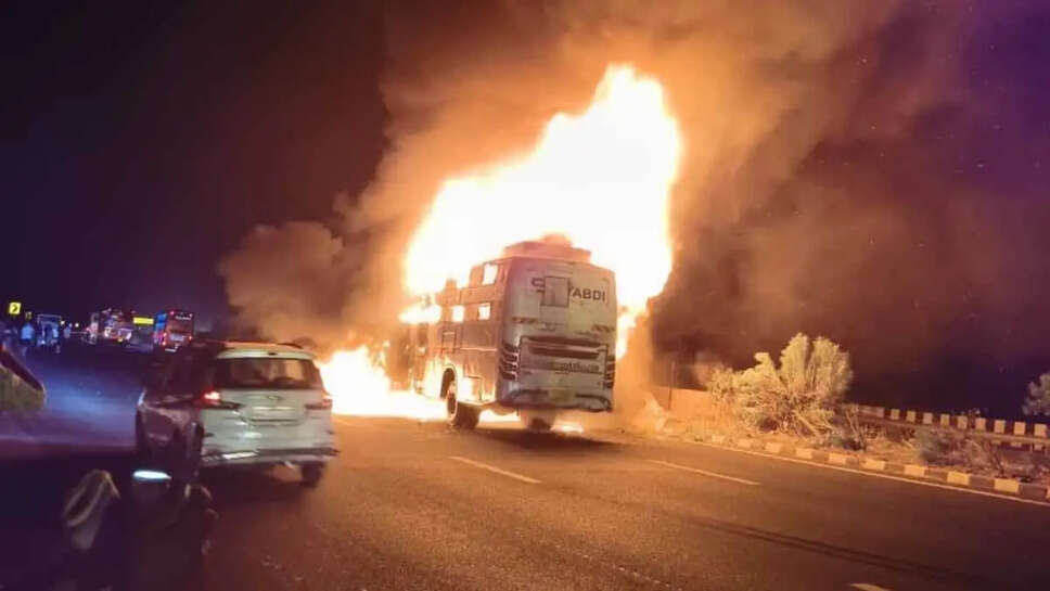 Bus burn