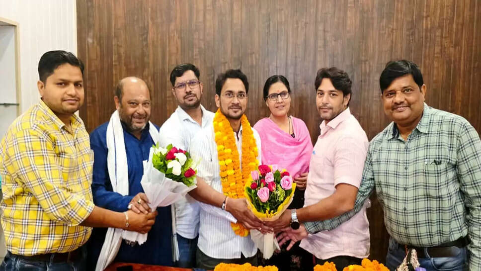 vinay-kumar-gautam-up-ministerial-association-welcome