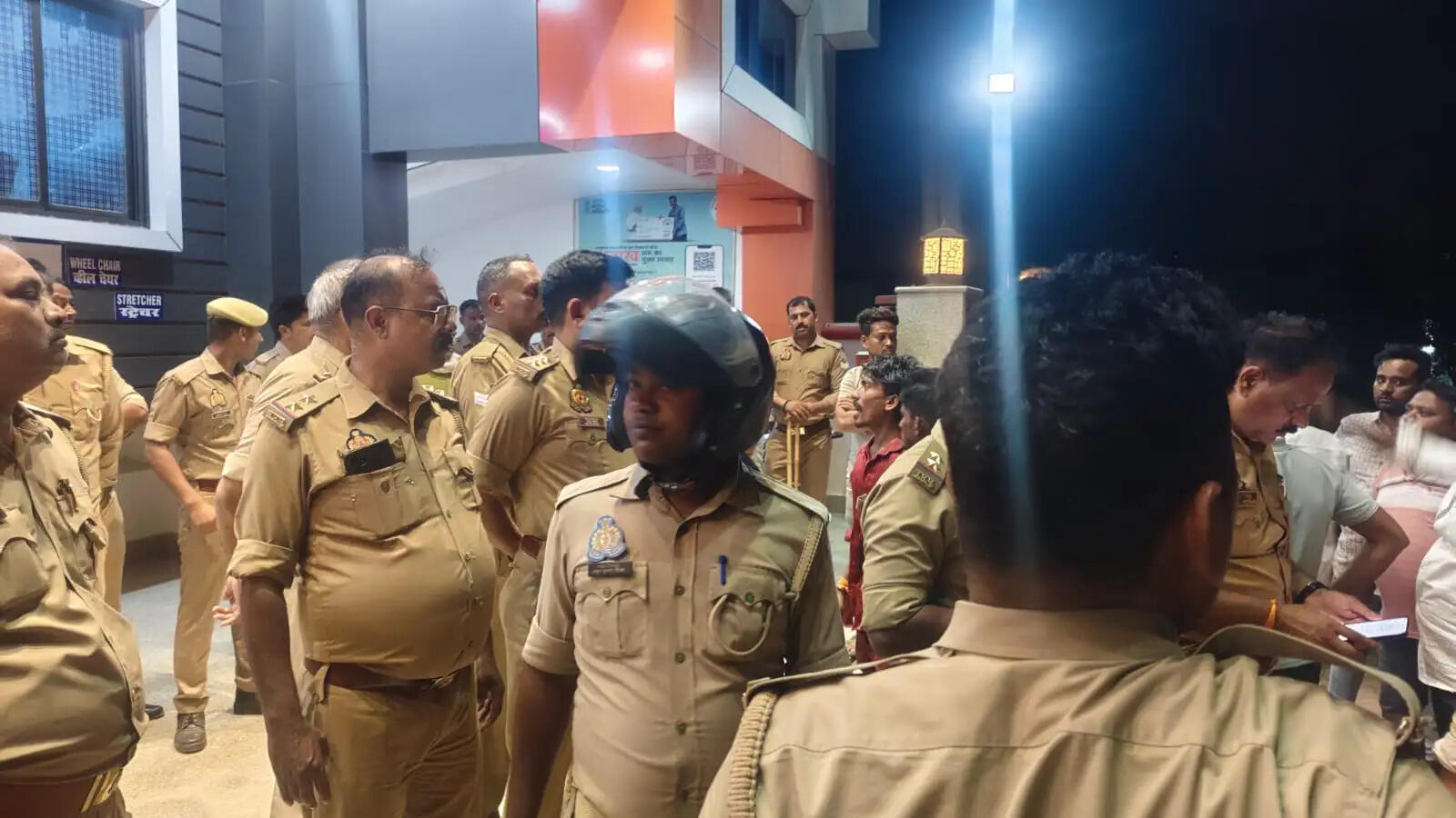 सड़क हादसा में हंगामा