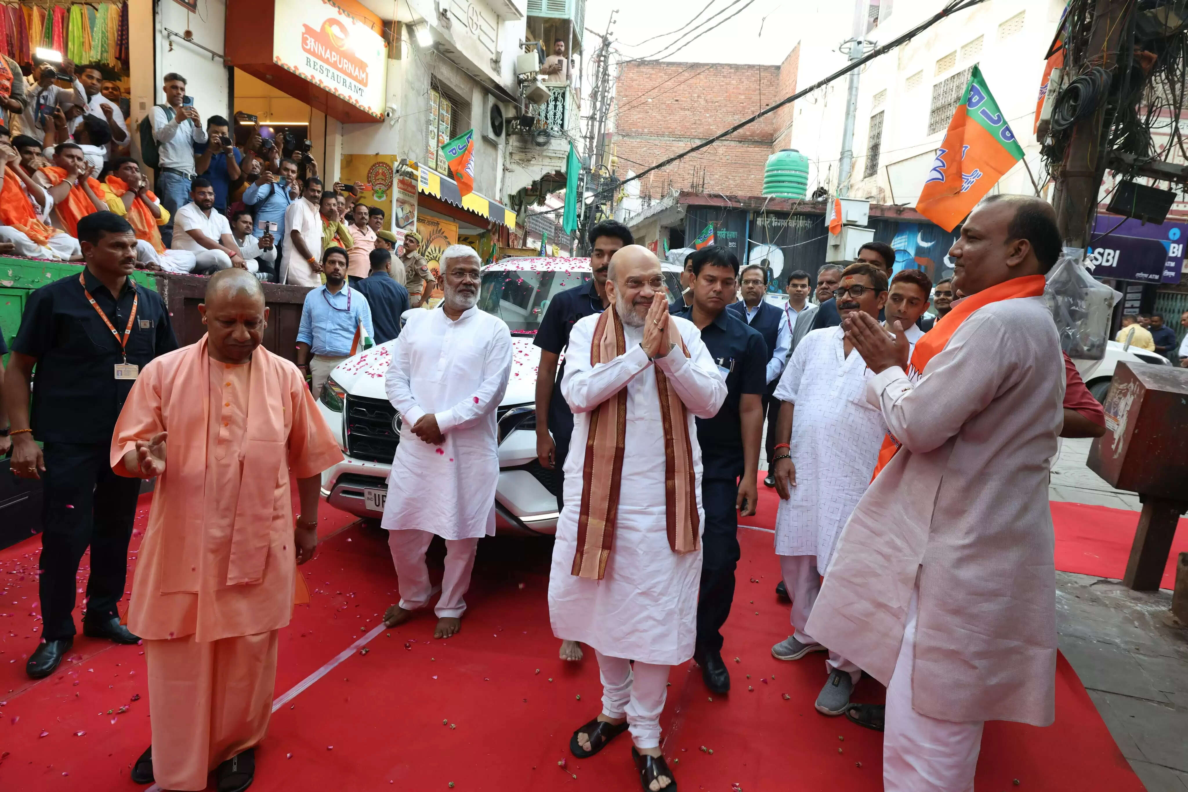 Amit shah In Varanasi
