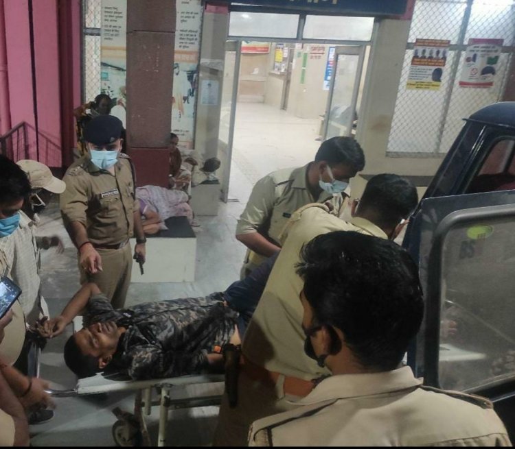 एसटीएफ और रामनगर पुलिस की मुठभेड़ में घायल हुआ इनामिया डकैत...