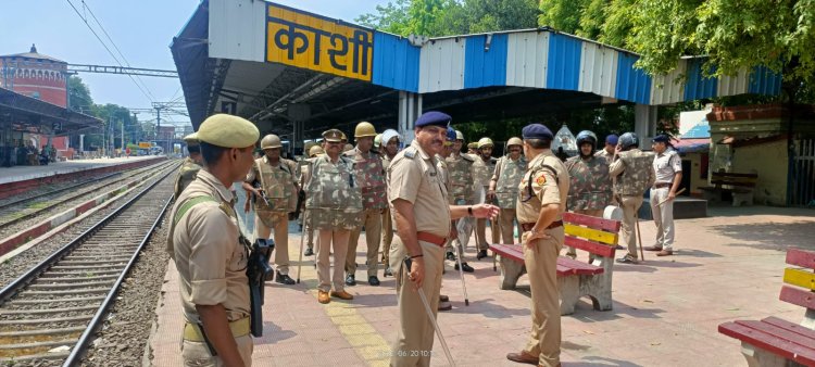 #Photos अग्निपथ के विरोध में भारत बंद विफल करने की देखें पुलिस की तैयारी, स्टेशन से लेकर रोडवेज और बार्डर पर चौकसी... 