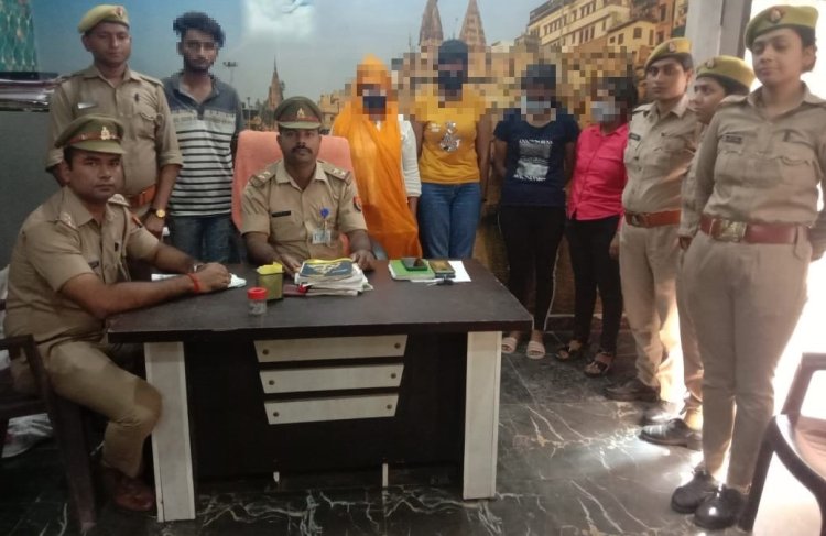 पुलिस छापेमारी में हुआ स्पॉ सेंटर के आड़ में देह व्यापार का भंडाफोड़, 4 महिलाएं और 1 पुरुष पकड़ाया...