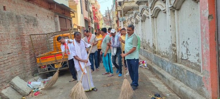 केंद्र में मोदी सरकार के 9 वर्ष पूरे होने पर शहर दक्षिणी में शुरु हुआ 9 दिवसीय स्वच्छता अभियान, कहा गौरवशाली है कार्यकाल...