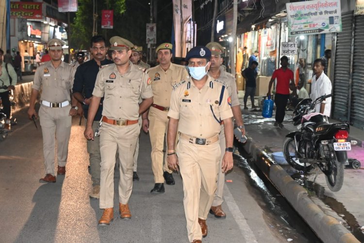 एक्शन में पुलिस: एडिशनल पुलिस कमिश्नर ने किया पैदल गश्त, 106 वाहन हुए सीज...