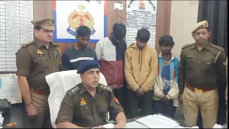 शिवपुर पुलिस ने चोरी की घटनाओं का किया खुलासा, नाबालिग सहित पांच चोर गिरफ्तार...