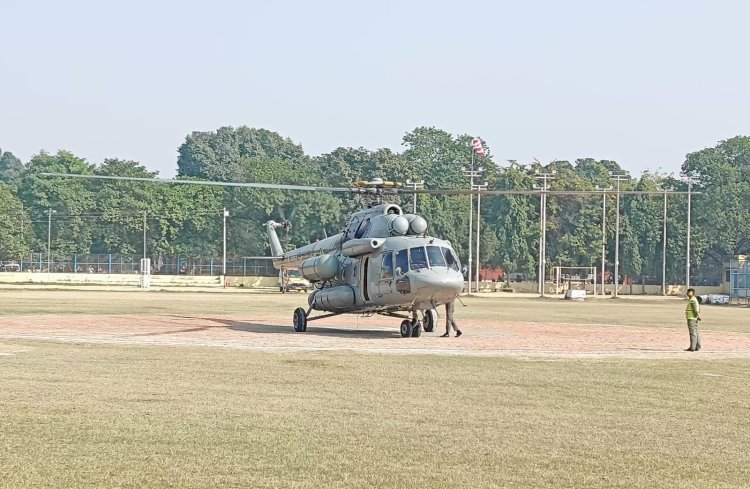 पांच स्तरीय सुरक्षा घेरे में रहेंगे पीएम: सेना के हेलिकॉप्टर ने किया टच एंड गो रिहर्सल, इन योजनाओं की मिलेगी सौगात...