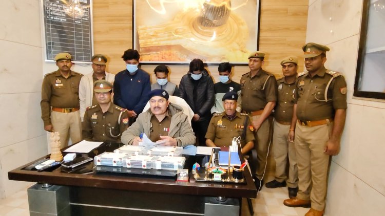 प्रदेश के विभिन्न जनपदों से मोबाइल चोरी करने वाले चोर सहित 4 खरीददार गिरफ्तार, चोरी की 21 मोबाइल बरामद...