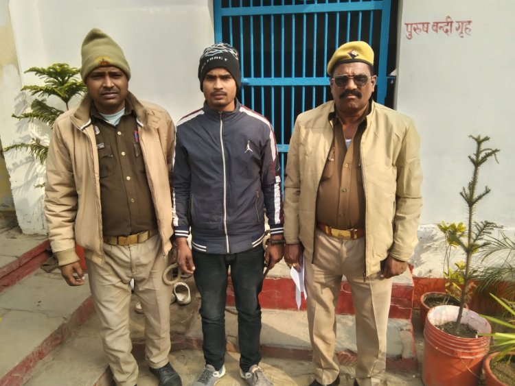 जिलाबदर अपराधी को शिवपुर पुलिस ने भेजा जेल...