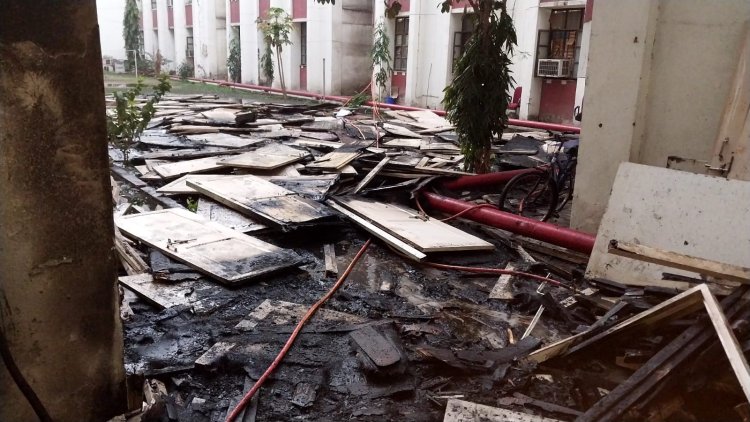 BHU: सुश्रुत छात्रावास में लगी आग, कोई नुकसान नहीं...