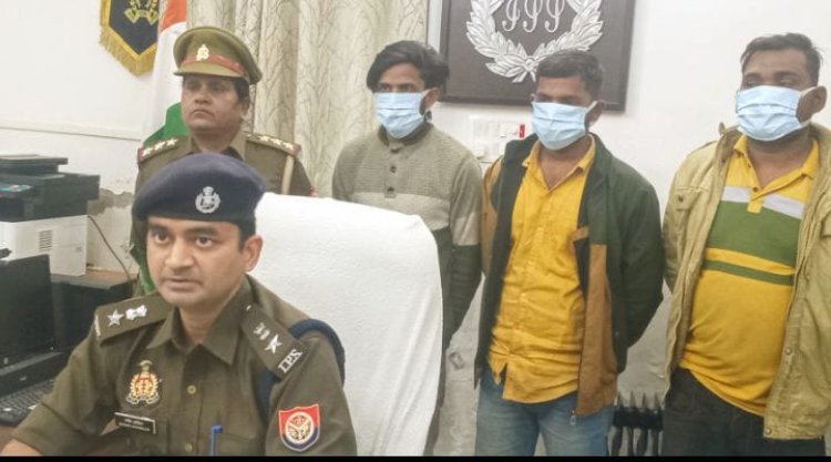 राजातालाब पुलिस ने चोरी का किया खुलासा, तीन चोर और दो बाल अपचारी के पास चोरी का सामान बरामद...