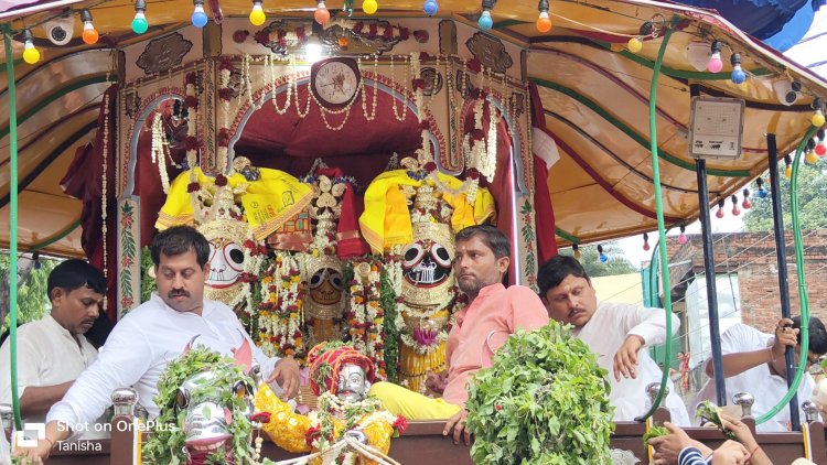 रथयात्रा मेला: पीतवस्त्र धारी भगवान का दर्शन पाकर भक्त हो रहे निहाल, तीन दिवसीय मेला शुरु...