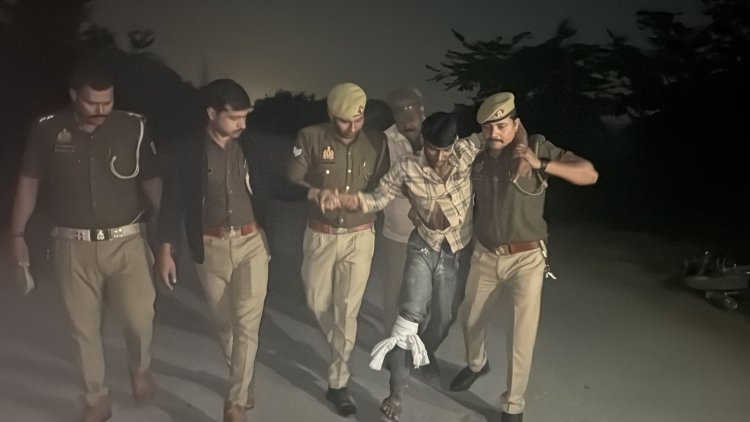 वाराणसी: व्यापारी से लूट करने वाला बदमाश पुलिस की गोली से घायल, देर रात पुलिस और बदमाशों में एनकाउंटर 